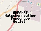 Anfahrt zum Hutschenreuther Fundgrube Outlet  in Selb (Bayern)