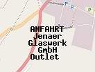 Anfahrt zum Jenaer Glaswerk GmbH Outlet  in Jena (Thüringen)