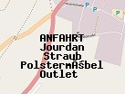Anfahrt zum Jourdan Straub Polstermöbel Outlet  in Knittlingen (Baden-Württemberg)