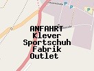 Anfahrt zum Klever Sportschuh Fabrik Outlet  in Kleve (Nordrhein-Westfalen)