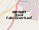 Anfahrt zum Kock Fabrikverkauf in Steinfurt (Nordrhein-Westfalen)