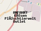 Anfahrt zum Kösen Plüschtierwelt Outlet  in Bad Kösen ()