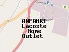 Anfahrt zum Lacoste Home Outlet  in Mettlach (Saarland)