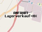 Anfahrt zum Lagerverkauf-HX in Höxter (Nordrhein-Westfalen)