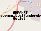 Anfahrt zum Lebensmittelfundgrube Outlet  in Ispringen (Baden-Württemberg)