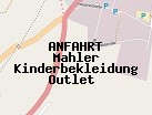 Anfahrt zum Mahler Kinderbekleidung Outlet  in Metzingen (Baden-Württemberg)