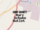 Anfahrt zum Marc Schuhe Outlet  in Ingolstadt (Bayern)