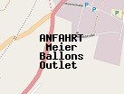 Anfahrt zum Meier Ballons Outlet  in Stutensee (Baden-Württemberg)