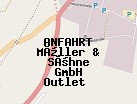 Anfahrt zum Müller & Söhne GmbH Outlet  in Oberviechtach (Bayern)