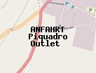 Anfahrt zum Piquadro Outlet  in Ingolstadt (Bayern)