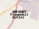 Anfahrt zum Playmobil Outlet  in Zirndorf (Bayern)