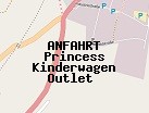 Anfahrt zum Princess Kinderwagen Outlet  in Metzingen (Baden-Württemberg)