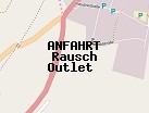 Anfahrt zum Rausch Outlet  in Helmbrechts (Bayern)