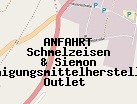 Anfahrt zum Schmelzeisen & Siemon Reinigungsmittelherstellung Outlet  in Niedernhausen (Hessen)