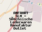 Anfahrt zum SLM - Sächsische Lederwaren Manufaktur Outlet  in Withen (Brandenburg)