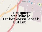 Anfahrt zum Ströbele Trikotwarenfabrik Outlet  in Sigmaringendorf (Baden-Württemberg)