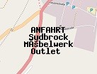 Anfahrt zum Sudbrock Möbelwerk Outlet  in Rietberg (Nordrhein-Westfalen)