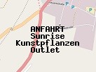 Anfahrt zum Sunrise Kunstpflanzen Outlet  in Frankfurt (Hessen)