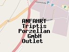 Anfahrt zum Triptis Porzellan GmbH Outlet  in Triptis (Thüringen)