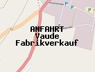 Anfahrt zum Vaude Fabrikverkauf in Metzingen (Baden-Württemberg)