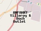 Anfahrt zum Villeroy & Boch Outlet  in Mettlach (Saarland)