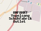 Anfahrt zum Vogelsang Schuhfabrik Outlet  in Dinkelsbühl (Bayern)