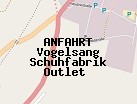 Anfahrt zum Vogelsang Schuhfabrik Outlet  in Dinkelsbühl (Bayern)