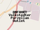 Anfahrt zum Volkstedter Porzellan Outlet  in Rudolfstadt ()
