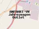 Anfahrt zum VW Jahreswagen Outlet  in Wolfsburg (Niedersachsen)