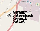Anfahrt zum Wächtersbach Keramik Outlet  in Brachttal (Hessen)
