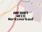 Anfahrt zum WECO Werksverkauf in Eitorf (Nordrhein-Westfalen)