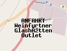 Anfahrt zum Weinfurtner Glashütten Outlet  in Arnbruck (Bayern)